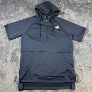 New Balance Men's Size Small Multi Sports Training BP Fleece Navy  Hoodie
